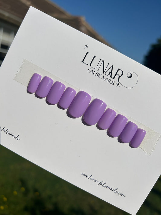 Goddess Purple False Nails