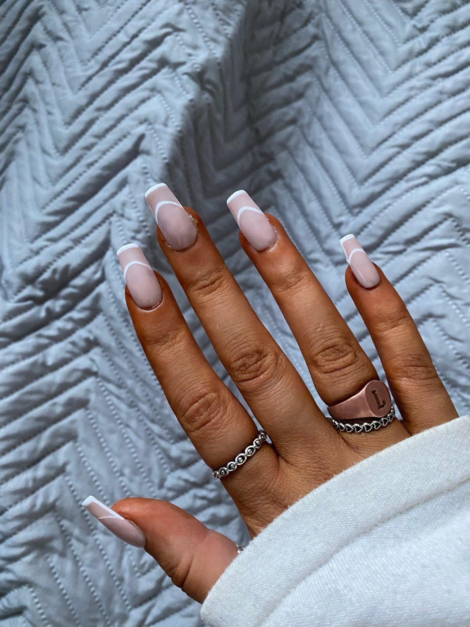 Outline French Tip & French Tip Toenails Bundle