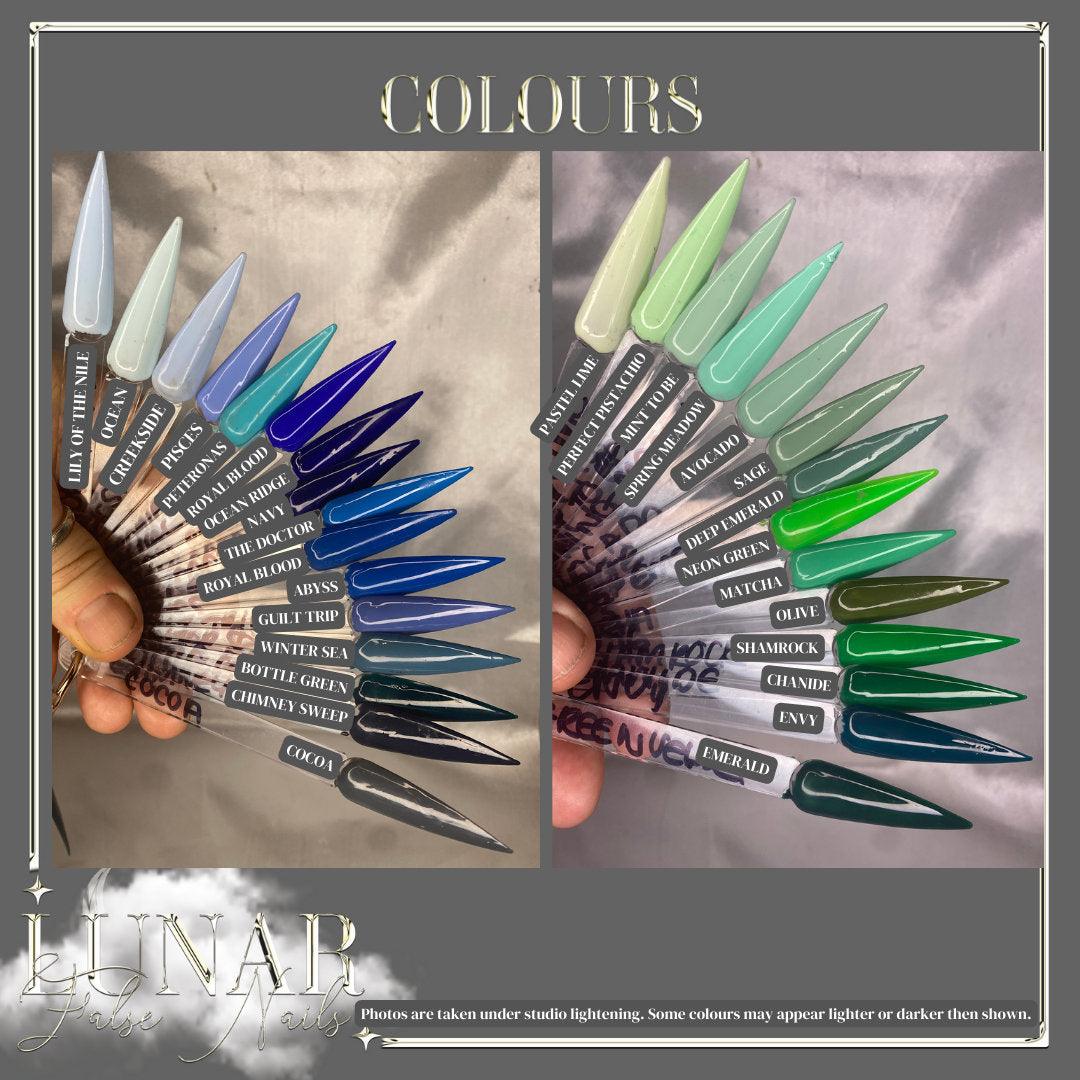 Choose Your Colour: False Nails and False Toenails Bundle - Lunar False Nails