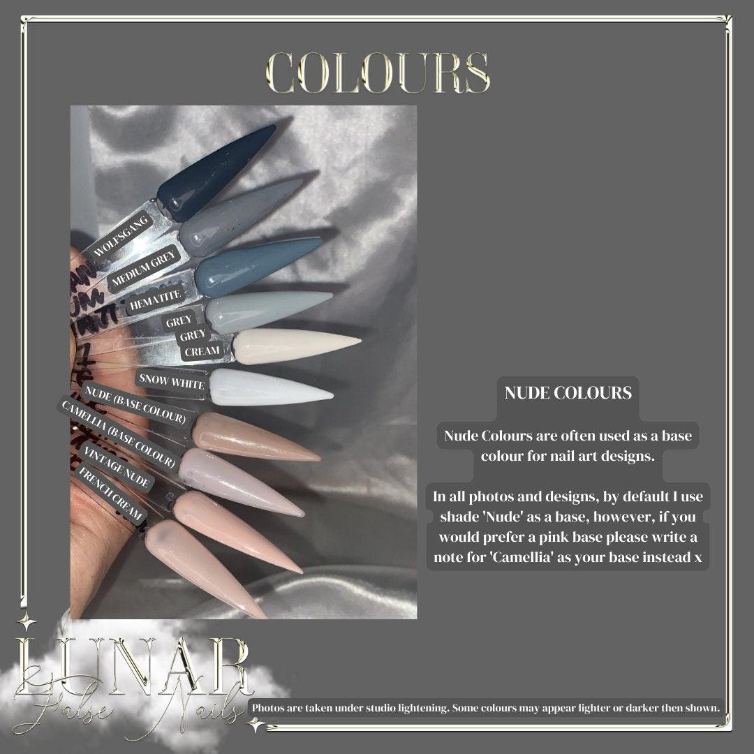 Choose Your Colour: False Nails and False Toenails Bundle - Lunar False Nails