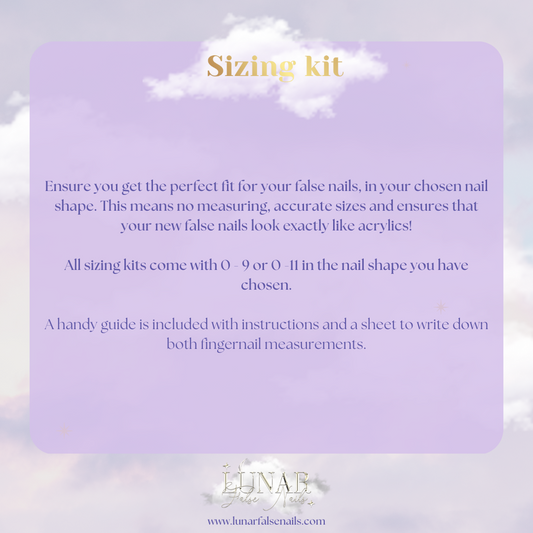 False Nail Sizing Kit